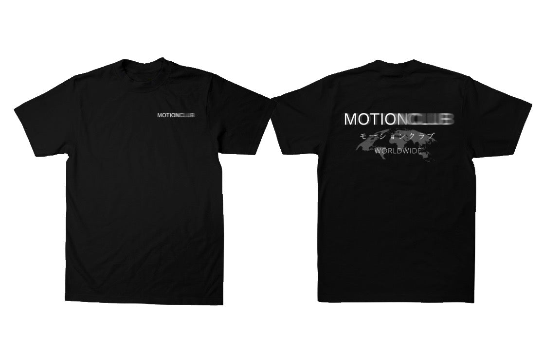 Motion Club Studios - Black Motion Blur T-Shirt